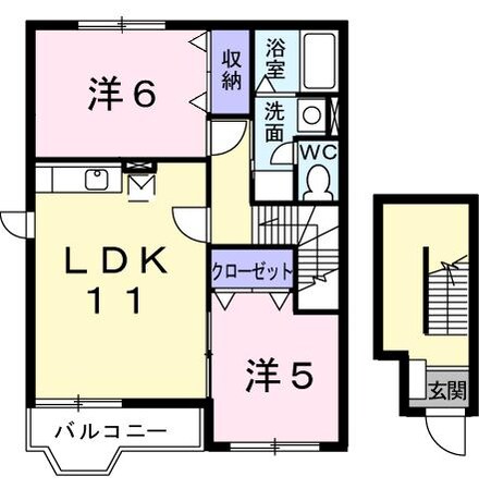 ラッフィナート　B棟の物件間取画像